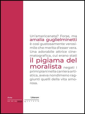 cover image of Il pigiama del moralista